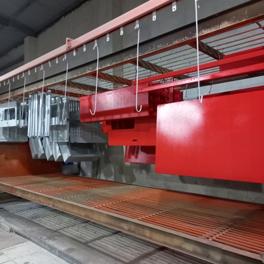 Sơn tĩnh điện màu vàng đồng